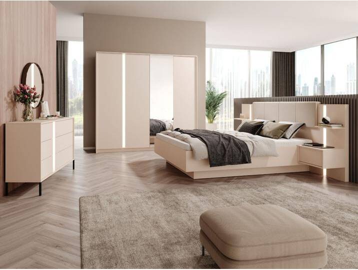 Dego-Schlafzimmermöbel-Set in Beige von Graingold