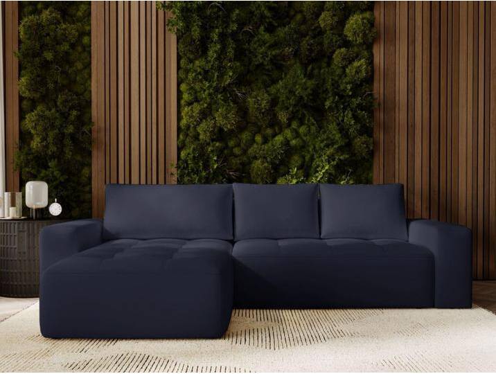 Ecksofa L-Form Links mit Schlaffunktion und Bettkasten Portland Anthrazit von Graingold