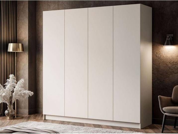Kleiderschrank mit Drehtüren und Schubladen Ameli Kaschmir Kleiderschrank mit Drehtüren und Schubladen Ameli Kaschmir von Graingold