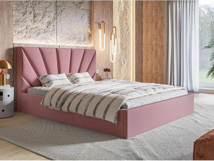 Polsterbett mit Bettkasten und Lattenrost 120x200 Orlo Rosa Polsterbett mit Bettkasten und Lattenrost 120x200 Orlo Rosa von Graingold
