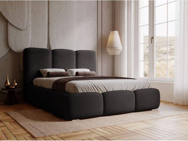 Polsterbett mit Bettkasten und Lattenrost 160x200 Bubble Schwarz Polsterbett mit Bettkasten und Lattenrost 160x200 Bubble Schwarz von Graingold