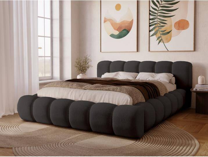 Polsterbett mit Bettkasten und Lattenrost 160x200 Doria Schwarz Polsterbett mit Bettkasten und Lattenrost 160x200 Doria Schwarz von Graingold
