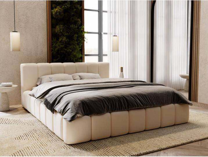 Polsterbett mit Bettkasten und Lattenrost 160x200 Split Creme Polsterbett mit Bettkasten und Lattenrost 160x200 Split Creme von Graingold