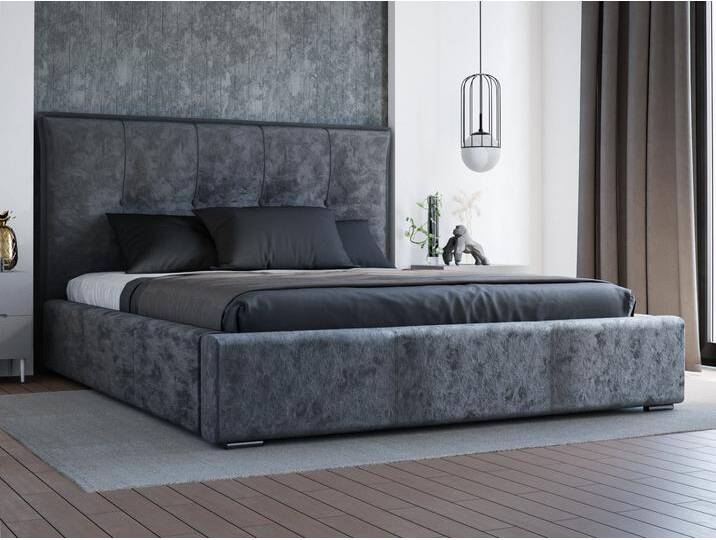 Polsterbett mit Bettkasten und Lattenrost 160x200 Valencia Dunkelgrau Polsterbett mit Bettkasten und Lattenrost 160x200 Valencia Dunkelgrau von Graingold