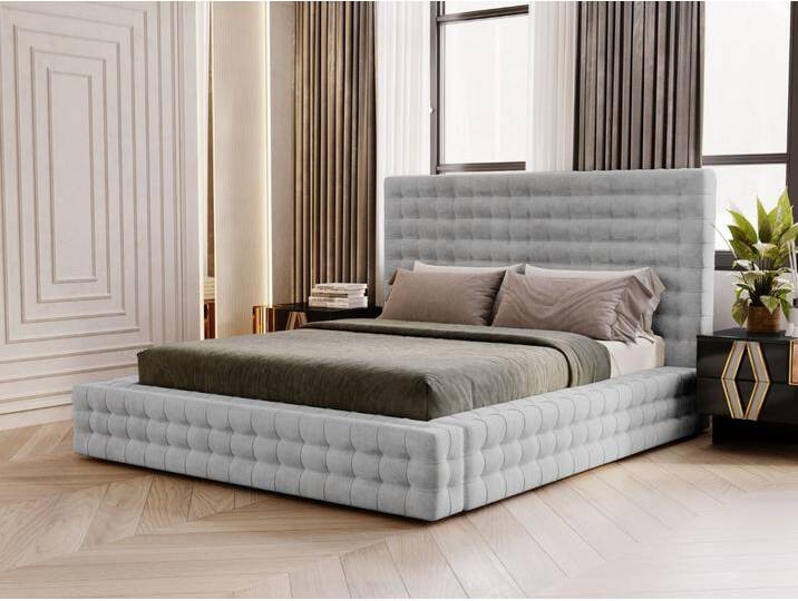 Polsterbett mit Bettkasten und Lattenrost 180x200 Barbados Hellgrau Polsterbett mit Bettkasten und Lattenrost 180x200 Barbados Hellgrau von Graingold
