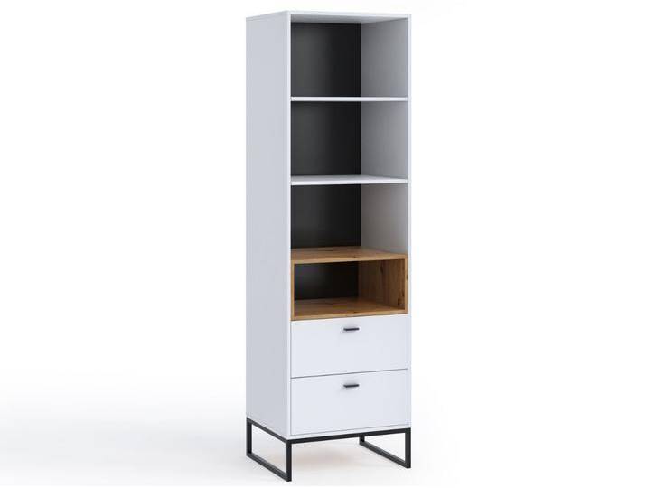 Regal mit Schubladen Geneva Weiß, Artisan Eiche von Graingold