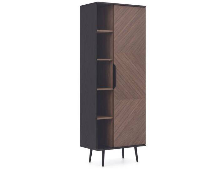 Regal mit Türen Nemi Schwarzer Graphit Braun Regal mit Türen Nemi Schwarzer Graphit Braun von Graingold