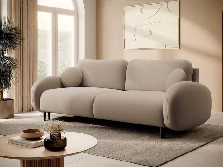 Schlafsofa mit Bettfunktion und Bettkasten Alta Braun von Graingold