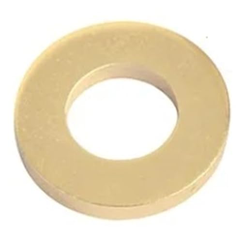 1-100 Stück M2-M20 Kupferdichtung Flachdichtung Verdickte Messing Runde Meson Metallschraube Flachscheibe(M2x5x0.4mm-100pcs) von Graiting