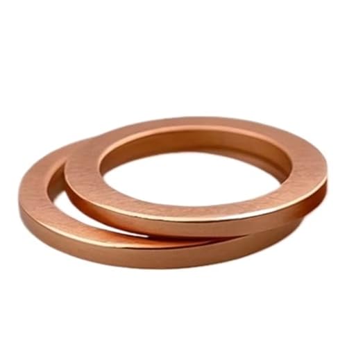 10-50 stücke Solide Reinem Kupfer Öl Dicht Scheiben Flache Dichtung Ölwanne Stecker Dichtung Spacer M5-M33(M10x16x1 (50Pcs)) von Graiting