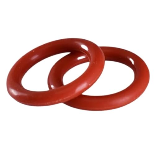 10 stücke CS1-CS2 Rot Silicon Oring Kaffeemaschine Dichtung Lebensmittelqualität Schutt O-ring Dichtungsscheiben(OD 9mm CS 2mm) von Graiting