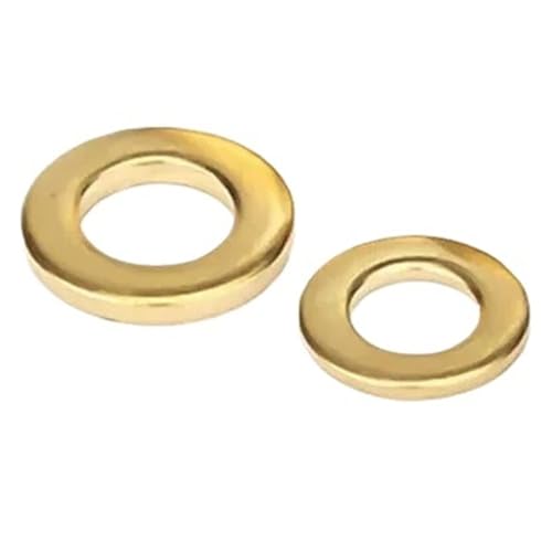 2–200 Stück Messingdichtungen und -scheiben, verdickte und vergrößerte Metall-Flachscheiben, Abstandshalter M2–M20(M8x16x1.2mm(20pcs)) von Graiting