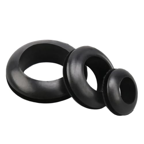 5–100 Stück doppelseitige Schutzspule schwarzer Nitrilkautschuk-Schutzring O-Ring for Steckdosenlöcher von Elektroboxen Gewindering Dichtungsring(30mm (20Pcs)) von Graiting