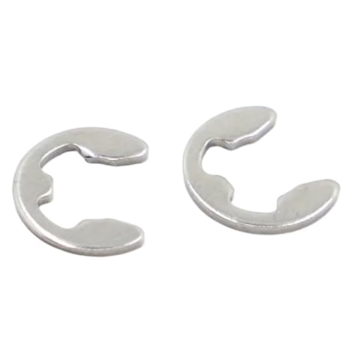 5-50 stücke M1.2-M15 304 Edelstahl E Clip Sicherungsring Beibehaltung Ring Scheibe for Welle Verschluss(M4 50pcs) von Graiting