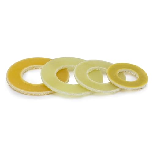 50 stücke M3-M12 Bakelit Flache Washer Isolierung Dichtung Epoxy Harz Pad Meson Bakelit Dichtung(M 4 x 10 x 1mm) von Graiting