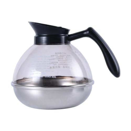 Gralara 1,8 L Karaffe Kaffeekanne Kaffeekessel Handelsübliche Teekanne Kaffeekanne Dekanter von Gralara