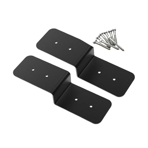 Gralara 2 Stück Pergola Halterung Post Balken Stützbeschlag Z Verbindungsträger Metallwinkel Aus Stabilem Stahl für Holzpavillon Hof, 2 StÜck von Gralara