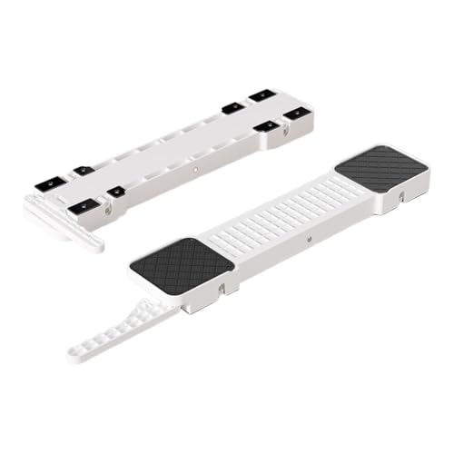 Gralara 2 stück Appliance Roller Appliance Slider Moving Matte Waschmaschine Basis Stehen, Weiß von Gralara