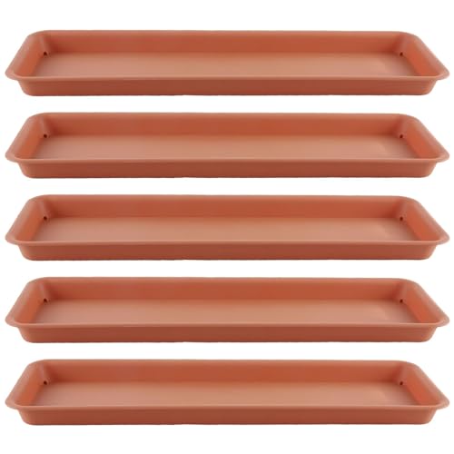 Gralara 5er Pack Pflanzenunterlagen für Den Innen Und Außenbereich Robuste Blumentopfunterlagen, Rot Gralara 5er Pack Pflanzenunterlagen für Den Innen Und Außenbereich Robuste Blumentopfunterlagen, Rot von Gralara