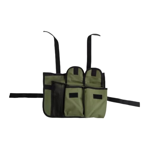 Gralara Armlehnentasche Stuhl Seitentasche Hängender Organizer Und Umhängetasche Aus Robustem Polyester für Vielseitigen Stauraum für Strandliegen Und Camping, Armeegrün von Gralara