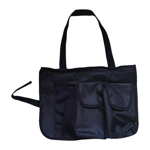 Gralara Armlehnentasche Stuhl Seitentasche Hängender Organizer Und Umhängetasche Aus Robustem Polyester für Vielseitigen Stauraum für Strandliegen Und Camping, Schwarz von Gralara