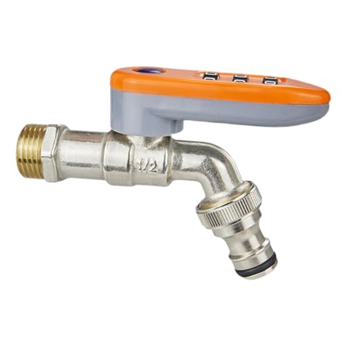 Gralara Außen Frostsicherer Messing mit Gartenzapfstelle mit Schloss 1/2 Zoll DN15 Anschluss Abschließbares Ventil für von Gralara