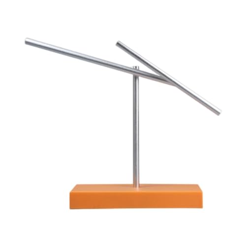 Gralara Chaotisches Als Dekorationsobjekt Und Physikmodell EIN Kugelpendel Aus Edelstahl mit Dauerrotation für Arbeitszimmer Und Wohnzimmer Höhe 41cm R, Orange Gelb Gralara Chaotisches Als Dekorationsobjekt Und Physikmodell EIN Kugelpendel Aus Edelstahl mit Dauerrotation für Arbeitszimmer Und Wohnzimmer Höhe 41cm R, Orange Gelb von Gralara
