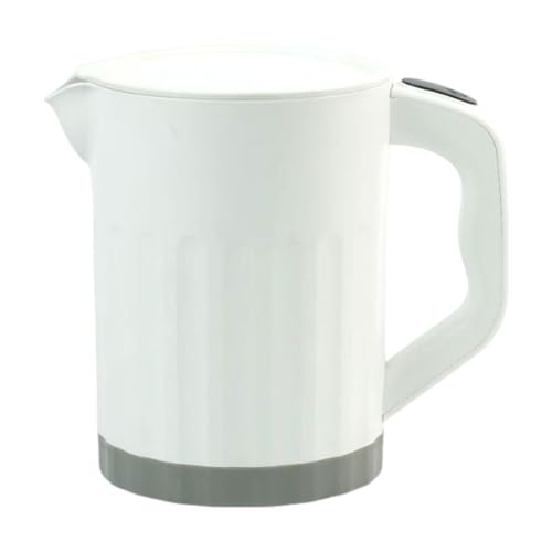 Gralara Elektrischer Eiermixer Handrührgerät Eierquirl Reisspülbecher mit Sieb Aus Pp für Vermengen von Zutaten Eiweiß Haushalt Studenten Camping, Weiß von Gralara