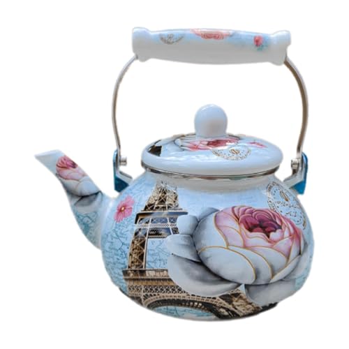 Gralara Emaillierter Wasserkrug mit, Vielseitige Teekanne für Den Täglichen Gebrauch, Style B Gralara Emaillierter Wasserkrug mit, Vielseitige Teekanne für Den Täglichen Gebrauch, Style B von Gralara