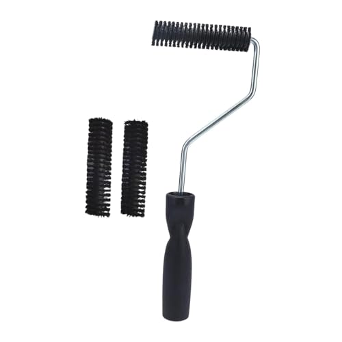 Gralara Fiberglas Roller Werkzeug, Tragbares Seifenblasenwerkzeug mit Zwei Ersatzköpfen für Dusche Und Innenbereich, Kopf 28mmx100mm Gralara Fiberglas Roller Werkzeug, Tragbares Seifenblasenwerkzeug mit Zwei Ersatzköpfen für Dusche Und Innenbereich, Kopf 28mmx100mm von Gralara