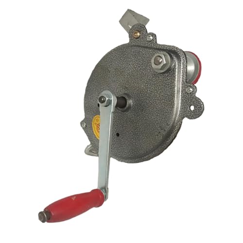 Gralara Handkurbel Schleifmaschine, Messerschärfer Zum Kantenschleifen, Meißel, Axt von Gralara