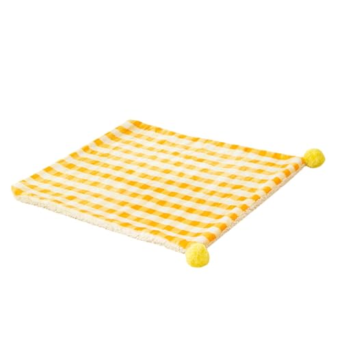 Gralara Haustierdecke, Multifunktionale Matte für Haustiere, Kissen für Hundekäfige Und Katzen, Gelb, M Gralara Haustierdecke, Multifunktionale Matte für Haustiere, Kissen für Hundekäfige Und Katzen, Gelb, M von Gralara
