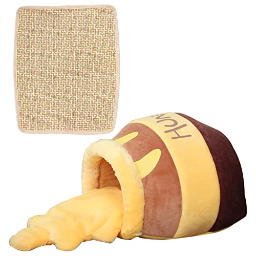 Gralara Honey Pot Puppy Cat Nest Bed Cave Warmes Abnehmbares Kissen Nest Soft Gralara Honey Pot Puppy Cat Nest Bed Cave Warmes Abnehmbares Kissen Nest Soft von Gralara