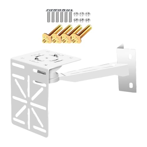 Gralara Kamera Halterung Überwachung Kamera Halterung Wandhalterung Universal Dome Kamerahalter aus Stahl für Einfache Und Schnelle Montage für Wohngebäude, Vertikale Masthalterung von Gralara