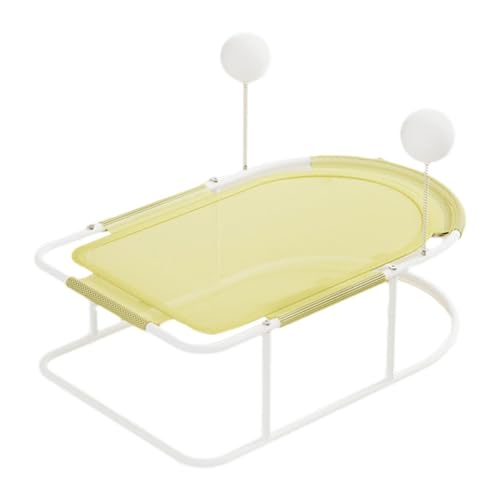 Gralara Katzenbett mit Erhöhter Liegefläche, Loungesessel für Katzen, Abnehmbares Schlafmöbel, Waschbares Haustierbett, Hängematte für Katzen Und Kleintiere, Beigegelb Gralara Katzenbett mit Erhöhter Liegefläche, Loungesessel für Katzen, Abnehmbares Schlafmöbel, Waschbares Haustierbett, Hängematte für Katzen Und Kleintiere, Beigegelb von Gralara