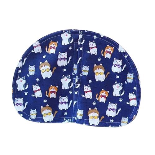 Gralara Katzenstreu Vorhang Halbkreisförmig Litter Box Türvorhang Staubdicht Reißfest Bequemes Leinenmaterial für Automatische Katzenstreuboxen für Haushalt, Fette Katze Blau Gralara Katzenstreu Vorhang Halbkreisförmig Litter Box Türvorhang Staubdicht Reißfest Bequemes Leinenmaterial für Automatische Katzenstreuboxen für Haushalt, Fette Katze Blau von Gralara