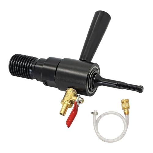 Gralara Kernbohrer Adapter Kit Robustes Metallgehäuse mit Wasserkühlung Effiziente Leistung Und Zuverlässigkeit für Anspruchsvolle Bohrprojekte in Verschiede, Runder Griff Gralara Kernbohrer Adapter Kit Robustes Metallgehäuse mit Wasserkühlung Effiziente Leistung Und Zuverlässigkeit für Anspruchsvolle Bohrprojekte in Verschiede, Runder Griff von Gralara