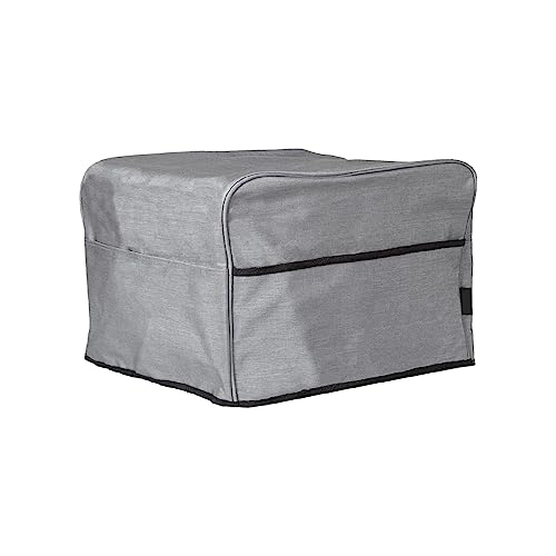 Gralara Luftfritteusen-Staubschutz, Luftfritteusen-Geräteabdeckung, Küchengeräte-Abdeckungen für Elektroherd, groß grau von Gralara