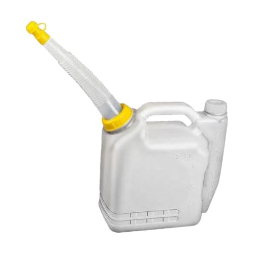 Gralara Öl Messkanne für Benzinöl Mischflasche mit Ausgießer 2 Takt Motor Kraftstoff Behälter Verhältnis Flasche Kontrast Topf PP Material für Garteng, 3 Liter von Gralara