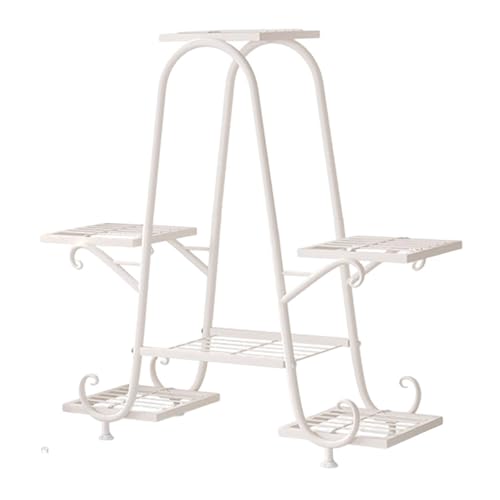 Gralara Pflanzenständer, Blumentopfhalter Ständer, Robustes Eisen, Vielseitige Pflanzgefäß Regale, Ornament für Balkon, Wohnzimmer, Büro, Innenbereich , Weiß Gralara Pflanzenständer, Blumentopfhalter Ständer, Robustes Eisen, Vielseitige Pflanzgefäß Regale, Ornament für Balkon, Wohnzimmer, Büro, Innenbereich , Weiß von Gralara