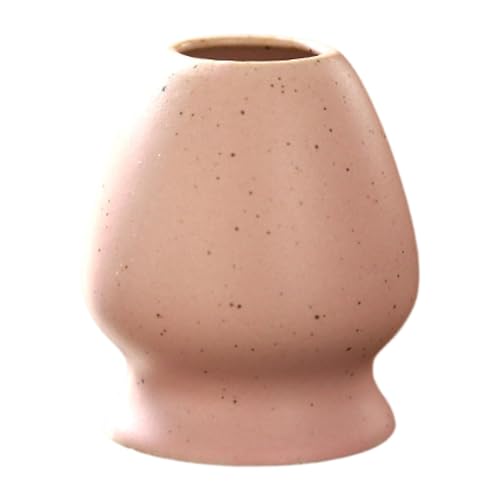 Gralara Porzellan Chasen Halter Matcha Schneebesen Ständer Handgemachte Matcha Zeremonie für Wohnzimmer, ROSA von Gralara