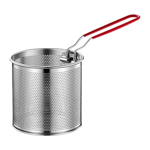 Gralara Runder Frittierkorb Zum Frittieren mit Griff für Pommes Frites, 12cm Gralara Runder Frittierkorb Zum Frittieren mit Griff für Pommes Frites, 12cm von Gralara