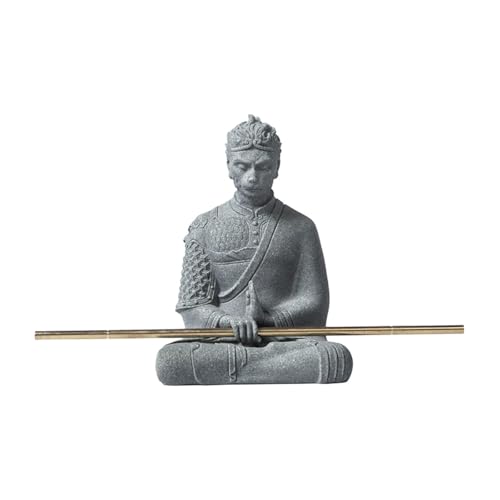 Gralara Skulptur des Affenkönigs, Sammlerstück von Sun für Schreibtisch und Garten, GrÜn Gralara Skulptur des Affenkönigs, Sammlerstück von Sun für Schreibtisch und Garten, GrÜn von Gralara