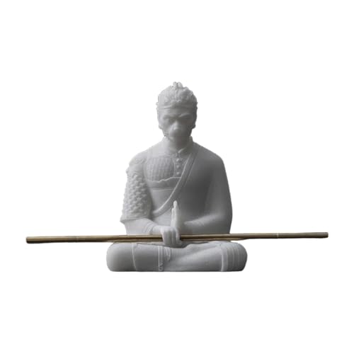 Gralara Skulptur des Affenkönigs, Sammlerstück von Sun für Schreibtisch und Garten, Weiß Gralara Skulptur des Affenkönigs, Sammlerstück von Sun für Schreibtisch und Garten, Weiß von Gralara