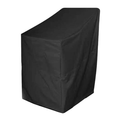 Gralara Terrassenstuhl-Abdeckung, stapelbare Stuhl-Abdeckung, wasserdicht, staubdicht, für Gartenmöbel, 68cmx68cmx120cm von Gralara