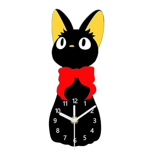 Gralara Tischuhr mit Cartoon-Katze, Tischdekoration, Geschenk, Nicht tickende Schreibtischuhr, Heimdekoration für Schreibtisch, Zuhause, Schlafzimmer, Gralara Tischuhr mit Cartoon-Katze, Tischdekoration, Geschenk, Nicht tickende Schreibtischuhr, Heimdekoration für Schreibtisch, Zuhause, Schlafzimmer, von Gralara