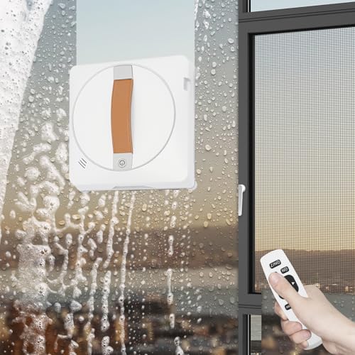 Fensterputzroboter mit Dual-Spray, Automatischer Fensterputzer Fensterreiniger Roboter mit intelligente Pfadplanung, Kantenerkennung und 4 Reinigungstücher Fensterputzroboter mit Dual-Spray, Automatischer Fensterputzer Fensterreiniger Roboter mit intelligente Pfadplanung, Kantenerkennung und 4 Reinigungstücher von GramStudio