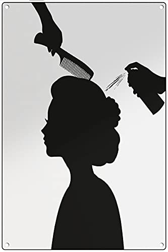 Blechschild im Vintage-Stil, Motiv: Friseur oder Friseursalon, 30,5 x 20,3 cm Blechschild im Vintage-Stil, Motiv: Friseur oder Friseursalon, 30,5 x 20,3 cm von Graman