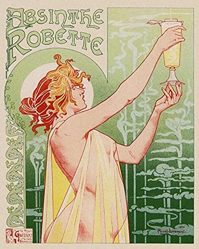 VintageSchild, französisches Absinthe, Pernod, französisches Schild, RetroWandschild, Art Deco, Metallschild, RetroWanddekoration für Zuhause, Cafés, Büro, Geschäft, Pubs, Clubs, Geschenk, 30,5 x von Graman