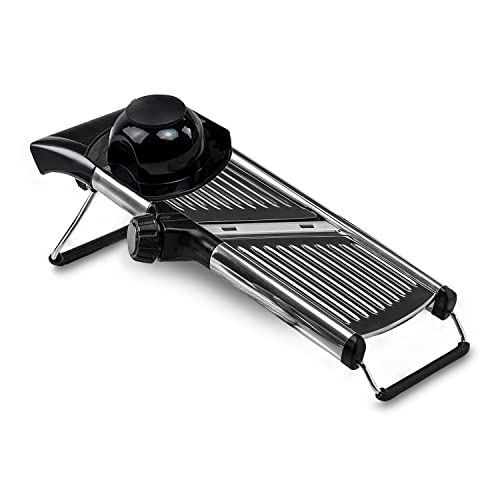 Gramercy Mandoline Gemüsehobel Food Slicer - Gemüsehobel Edelstahl mit Waffel Fry Cutter Crinkle Cut Potato Chip - Gurkenhobel - Mandoline Gemüsehobel - Gemüse Schneider von Gramercy Kitchen Company